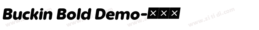 Buckin Bold Demo字体转换